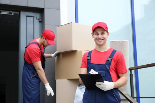Professional team planning an office removal in Walworth