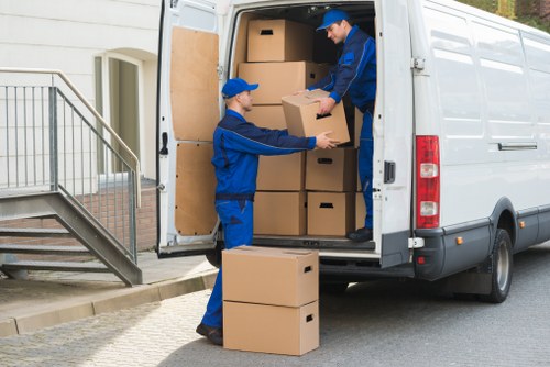 Local packing services in Walworth protecting fragile household items