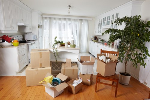 Seasonal belongings organized in a Walworth storage unit