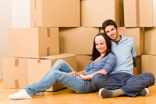 Renovation furniture placed in storage for temporary safekeeping