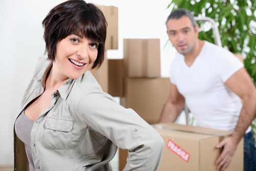 Securely stacked storage items with safe handling equipment nearby